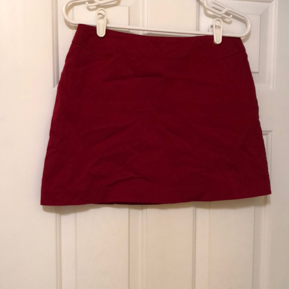 Express - Like New Red Mini Skirt - size 9/10